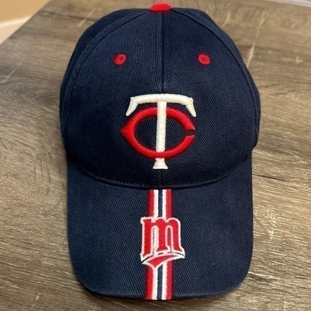 Minnesota Twins Duel Logo Ball Cap Baseball Hat MLB Adjustable OSFM